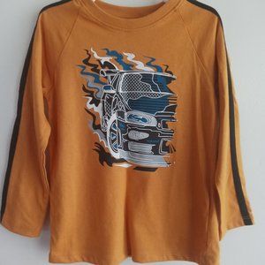 Garanimal Mustard Hot Wheel T-Shirt for Boys 5T
